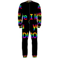 I Love You Proudly Onepiece Jumpsuit (men)  by Valentinaart