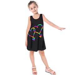 Love Is Love Kids  Sleeveless Dress by Valentinaart