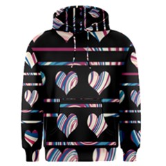 Colorful Harts Pattern Men s Pullover Hoodie by Valentinaart