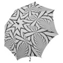 Fractal Symmetry Pattern Network Hook Handle Umbrellas (Small) View2