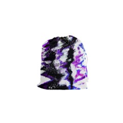 Abstract Canvas Acrylic Digital Design Drawstring Pouches (xs)  by Amaryn4rt