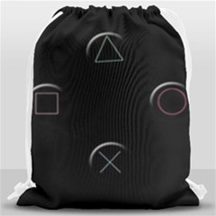 Joystick  Drawstring Bag (large) by Valentinaart