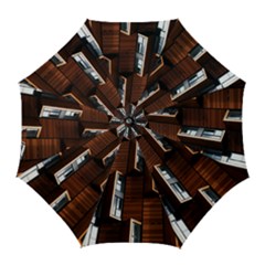 Abstract Architecture Building Business Golf Umbrellas by Amaryn4rt