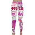 Coffee Cup Lettering Coffee Cup Classic Yoga Leggings View1