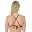 Twilight Sunset Sky Evening Clouds Reversible Tri Bikini Top View2