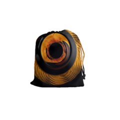 Fractal Mathematics Abstract Drawstring Pouches (small)  by Amaryn4rt