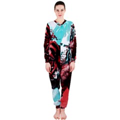 Wallpaper Background Watercolors Onepiece Jumpsuit (ladies)  by Amaryn4rt