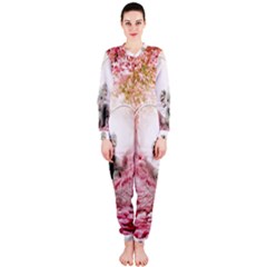 Elephant Heart Plush Vertical Toy Onepiece Jumpsuit (ladies)  by Amaryn4rt