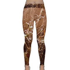Ice Iced Structure Frozen Frost Classic Yoga Leggings by Amaryn4rt