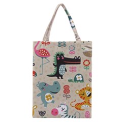 Lovely Cartoon Animals Classic Tote Bag by Brittlevirginclothing