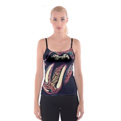 The Rolling Stones Glowing Spaghetti Strap Top by Brittlevirginclothing