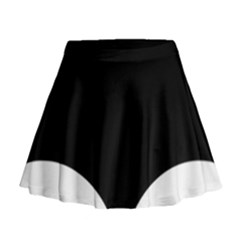 Cute Pinguin Mini Flare Skirt by Brittlevirginclothing