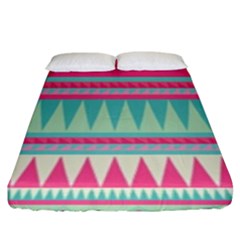 ¨pink Bohemian Fitted Sheet (king Size) by Brittlevirginclothing