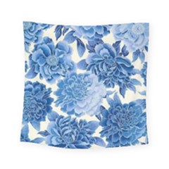 Blue Flower Square Tapestry (small) by Brittlevirginclothing