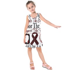 Sickle Cell Is Me Kids  Sleeveless Dress by shawnstestimony