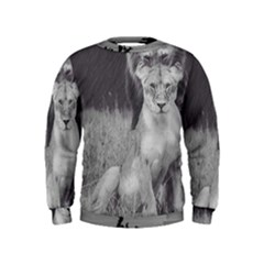 King And Queen Of The Jungle Design  Kids  Sweatshirt by FrontlineS