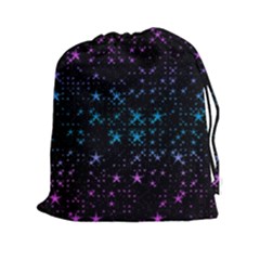 Stars Pattern Seamless Design Drawstring Pouches (xxl) by Amaryn4rt