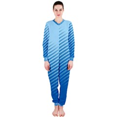 Blue Dot Pattern Onepiece Jumpsuit (ladies)  by Amaryn4rt