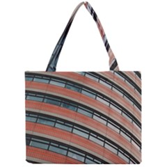 Architecture Building Glass Pattern Mini Tote Bag by Amaryn4rt