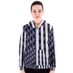 Architecture Building Pattern Women s Zipper Hoodie by Amaryn4rt