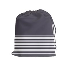 Gray Drawstring Pouches (extra Large) by Valentinaart