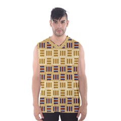 Textile Texture Fabric Material Men s Basketball Tank Top by Amaryn4rt