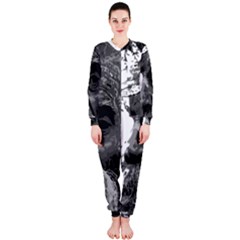 Grandfather Old Man Brush Design Onepiece Jumpsuit (ladies)  by Amaryn4rt
