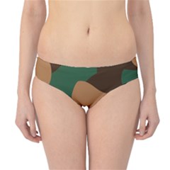 Military Camouflage Hipster Bikini Bottoms by Nexatart