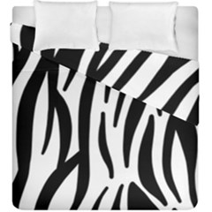 Seamless Zebra Pattern Duvet Cover Double Side (king Size) by Nexatart