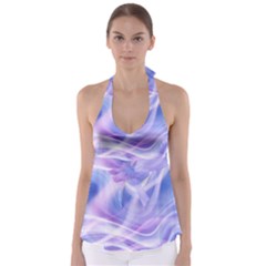 Abstract Graphic Design Background Babydoll Tankini Top by Nexatart