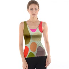 Pattern Design Abstract Shapes Tank Top by Nexatart