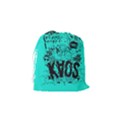 Typography Illustration Chaos Drawstring Pouches (Small)  View2