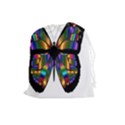 Abstract Animal Art Butterfly Drawstring Pouches (Large)  View1