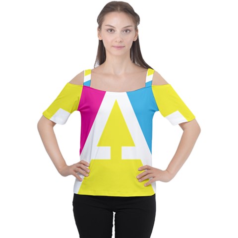 Graphic Design Web Design Women s Cutout Shoulder Tee by Nexatart