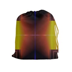 Abstract Painting Drawstring Pouches (extra Large) by Nexatart