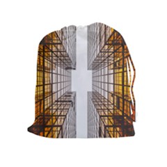 Architecture Facade Buildings Windows Drawstring Pouches (extra Large) by Nexatart