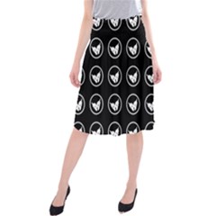 Butterfly Wallpaper Background Midi Beach Skirt by Nexatart