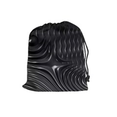 Fractal Mathematics Abstract Drawstring Pouches (large)  by Nexatart