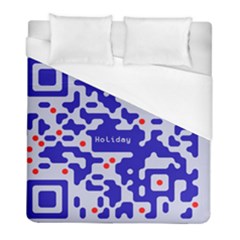 Qr Code Congratulations Duvet Cover (full/ Double Size) by Nexatart