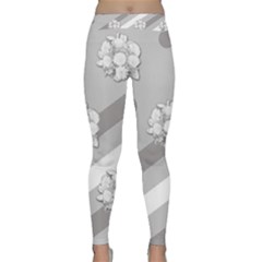 Stripes Pattern Background Design Classic Yoga Leggings by Nexatart