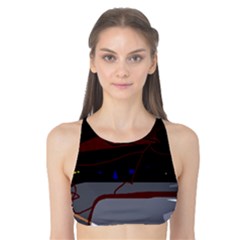 Abstraction Tank Bikini Top by Valentinaart