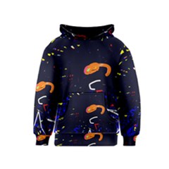 Abstraction Kids  Pullover Hoodie by Valentinaart