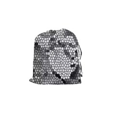 Mosaic Stones Glass Pattern Drawstring Pouches (small)  by Nexatart