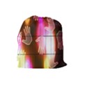 Abstract Background Design Squares Drawstring Pouches (Large)  View2