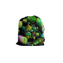 Abstract Balls Color About Drawstring Pouches (small)  by Nexatart