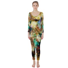 Abstract Digital Art Long Sleeve Catsuit by Nexatart