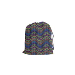 Decorative Ornamental Abstract Drawstring Pouches (xs)  by Nexatart