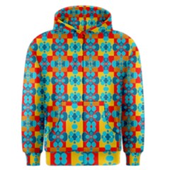 Pop Art Abstract Design Pattern Men s Zipper Hoodie by Nexatart
