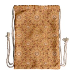 Intricate Modern Baroque Seamless Pattern Drawstring Bag (large) by dflcprints