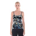 Blue Water Camouflage Spaghetti Strap Top View1